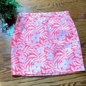 NWT J Crew Neon Floral Mini Skirt